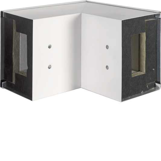 Außeneck zu Brandschutzkanal FWK 90 Funktionserhalt E60/E30 50x110mm vweiß | Hager