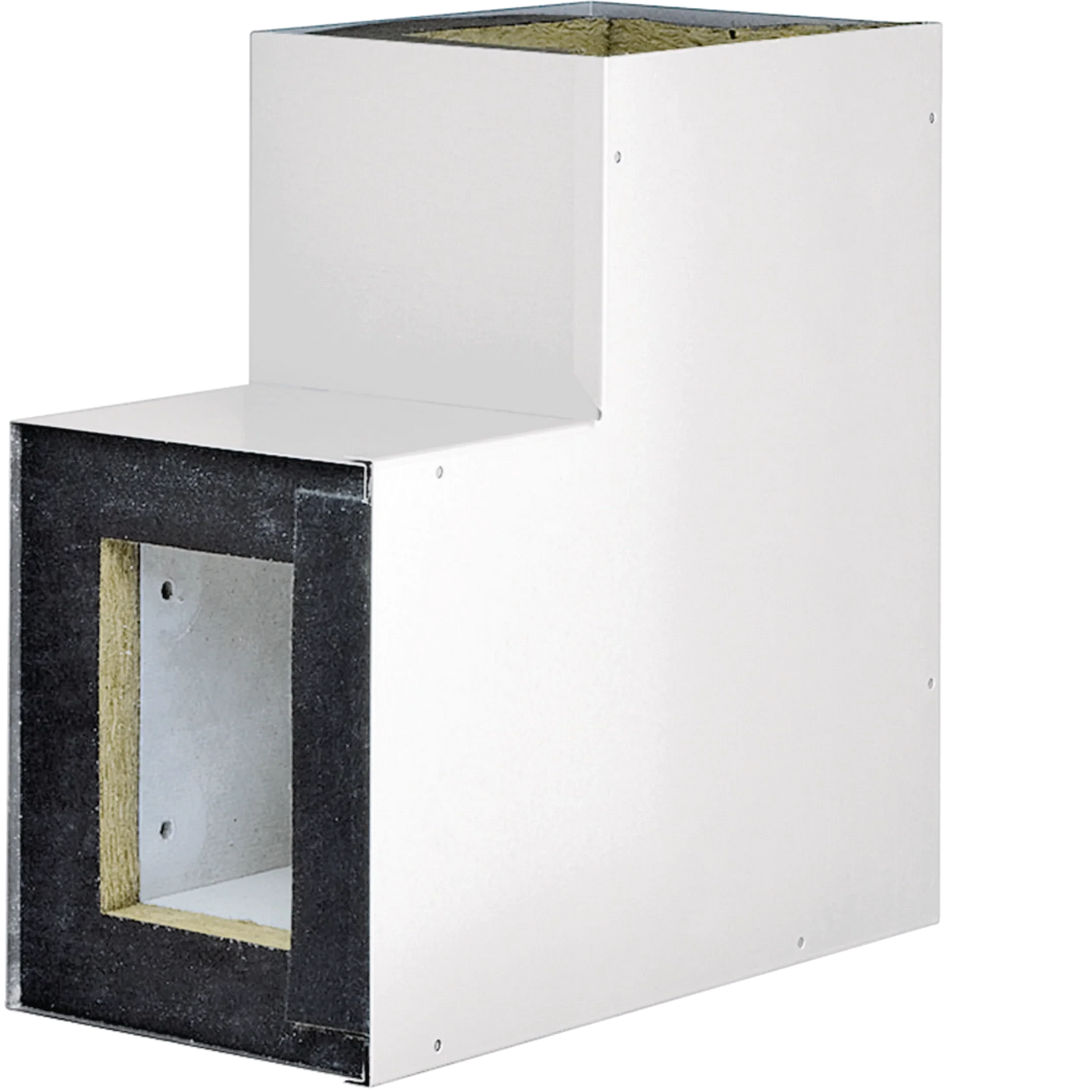 Flachwinkel Brandschutzkanal FWK 90 Funktionserhalt E90/E30 100x160mm vweiß | Hager