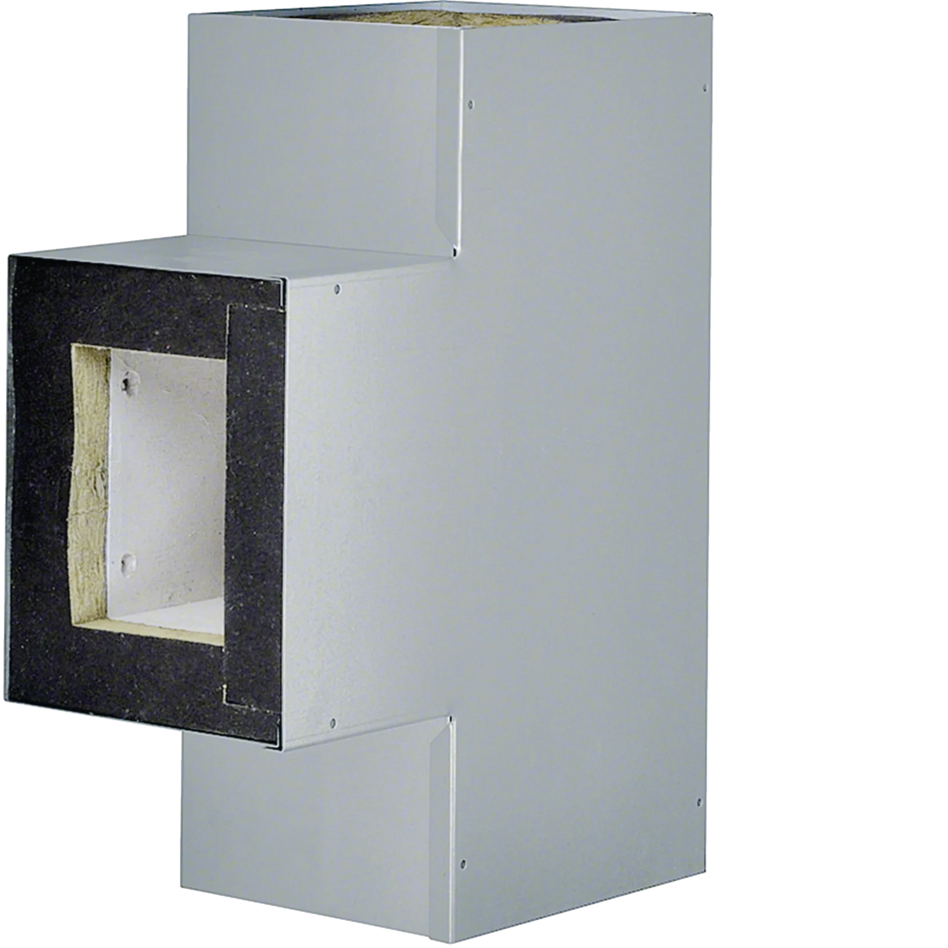 T-Stück zu Brandschutzkanal FWK 90 Funktionserhalt E90/E30 100x160mm verzinkt | Hager