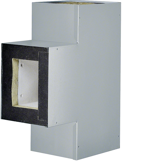 T-Stück zu Brandschutzkanal FWK 90 Funktionserhalt E90/E30 100x160mm verzinkt | Hager