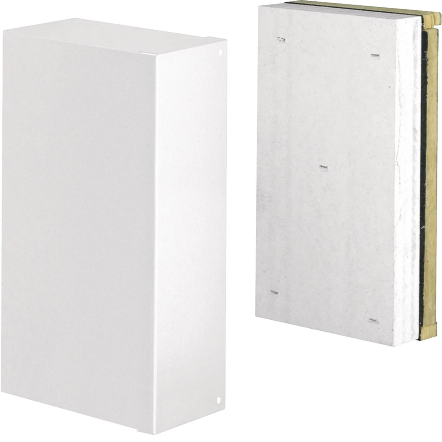 Endstück zu Brandschutzkanal FWK 90 Funktionserhalt E90/E30 100x260mm vweiß | Hager
