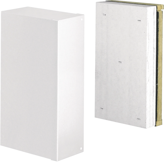 Endstück zu Brandschutzkanal FWK 90 Funktionserhalt E90/E30 100x260mm vweiß | Hager