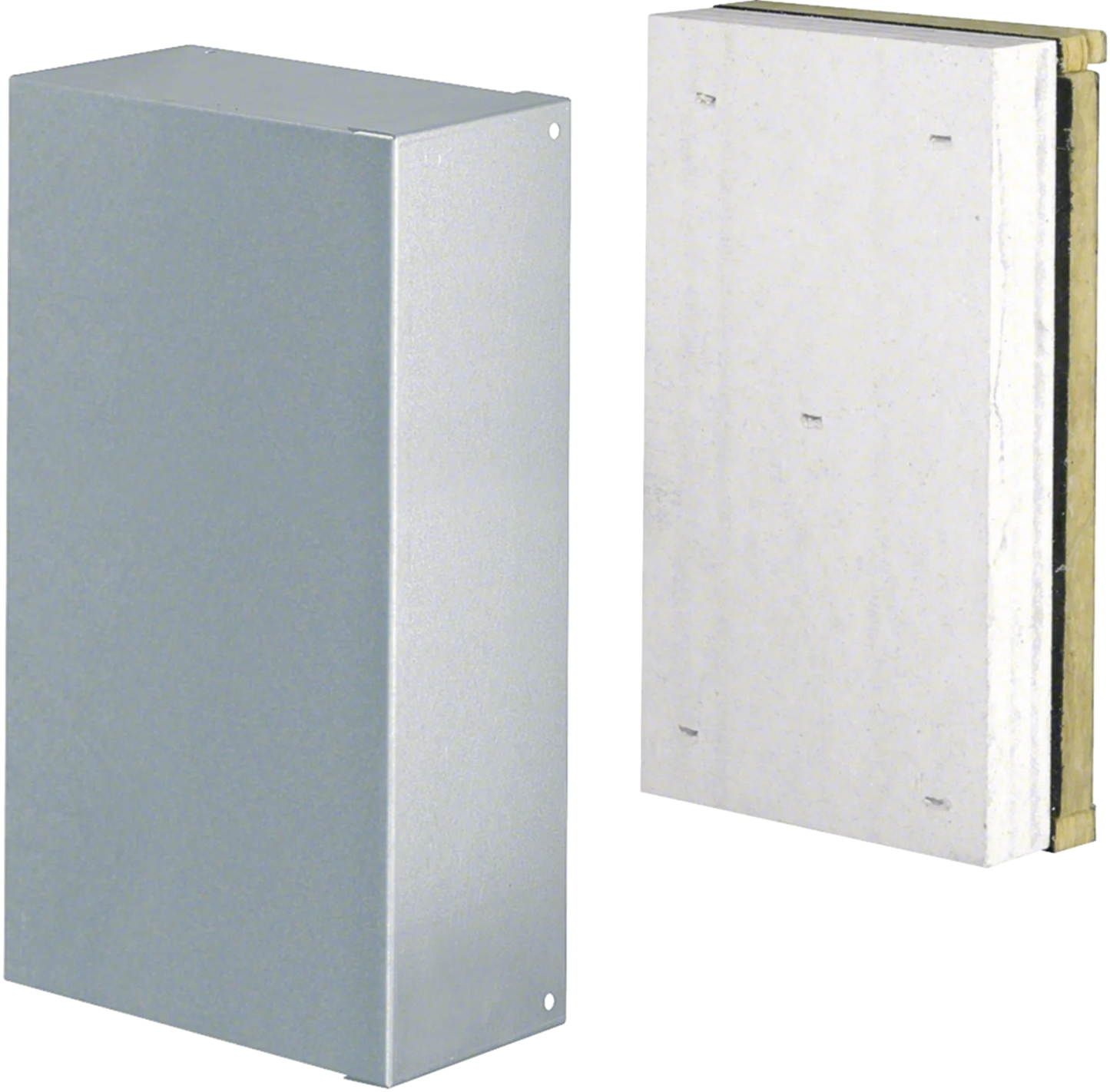 Endstück zu Brandschutzkanal FWK 90 Funktionserhalt E90/E30 100x260mm verzinkt | Hager