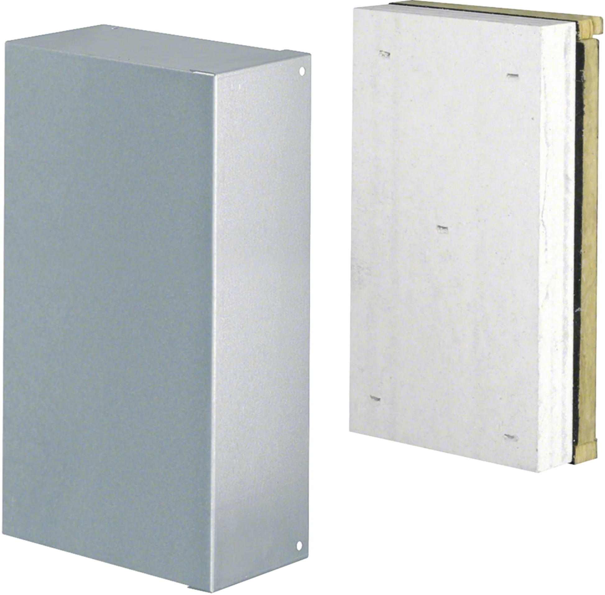 Endstück zu Brandschutzkanal FWK 90 Funktionserhalt E90/E30 100x260mm verzinkt | Hager