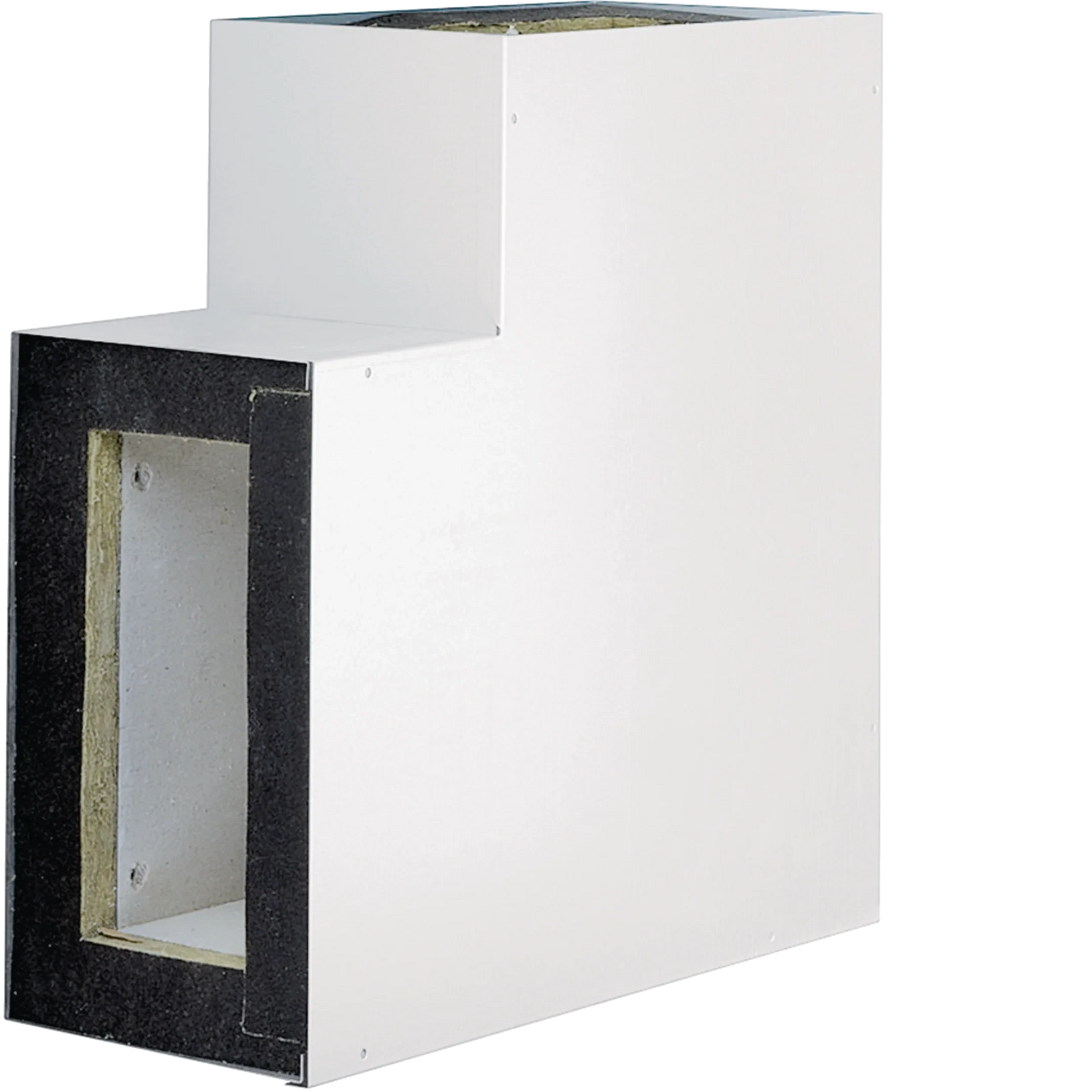 Flachwinkel Brandschutzkanal FWK 90 Funktionserhalt E90/E30 100x260mm vweiß | Hager