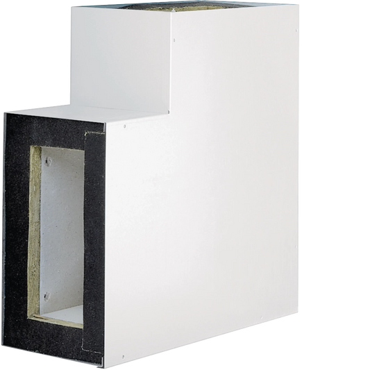 Flachwinkel Brandschutzkanal FWK 90 Funktionserhalt E90/E30 100x260mm vweiß | Hager