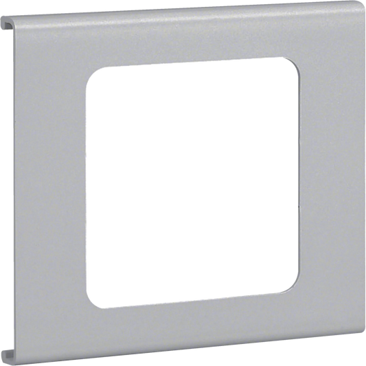 Blende 1-fach R7 für UP-Einsatz mit Rahmen PVC zu FB Oberteil 110mm steingrau | Hager