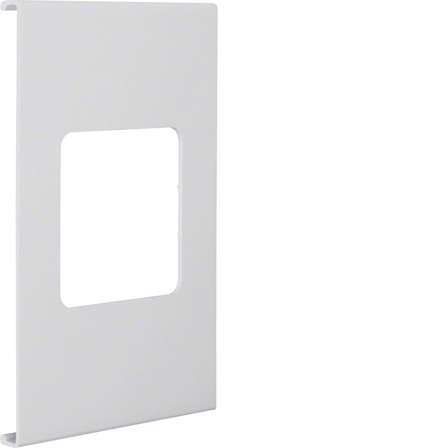 Blende 1-fach R7 für UP-Einsatz mit Rahmen PVC zu FB Oberteil 190mm lichtgrau | Hager