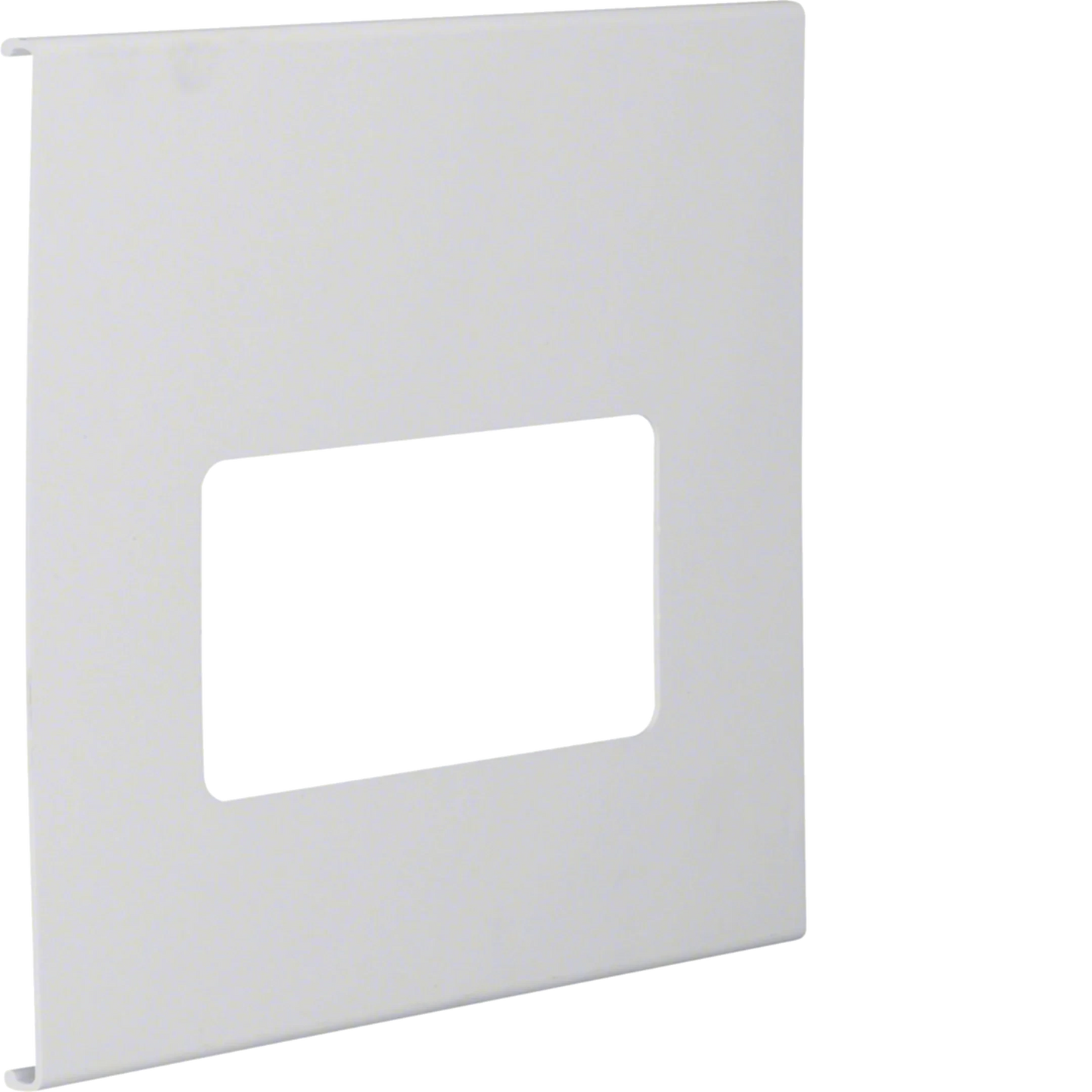 Blende 2-fach R7 für UP-Einsatz mit Rahmen PVC zu FB Oberteil 230mm lichtgrau | Hager