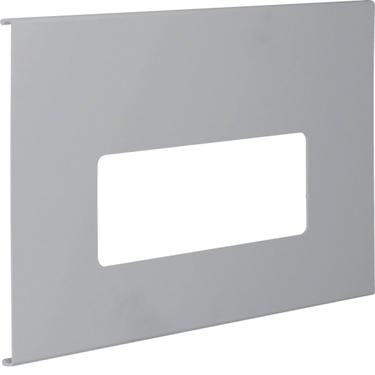 Blende 3-fach R7 für UP-Einsatz mit Rahmen PVC zu FB Oberteil 230mm steingrau | Hager