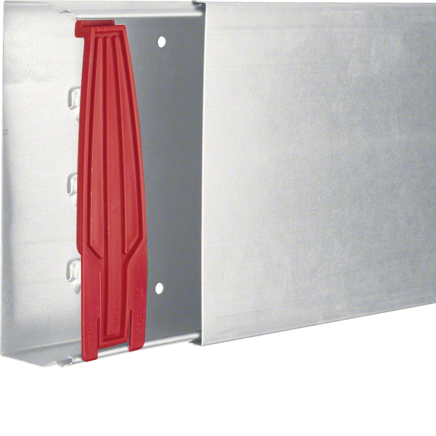 Leitungsführungskanal aus Stahlblech LFS 60x200mm verkehrsweiß | Hager