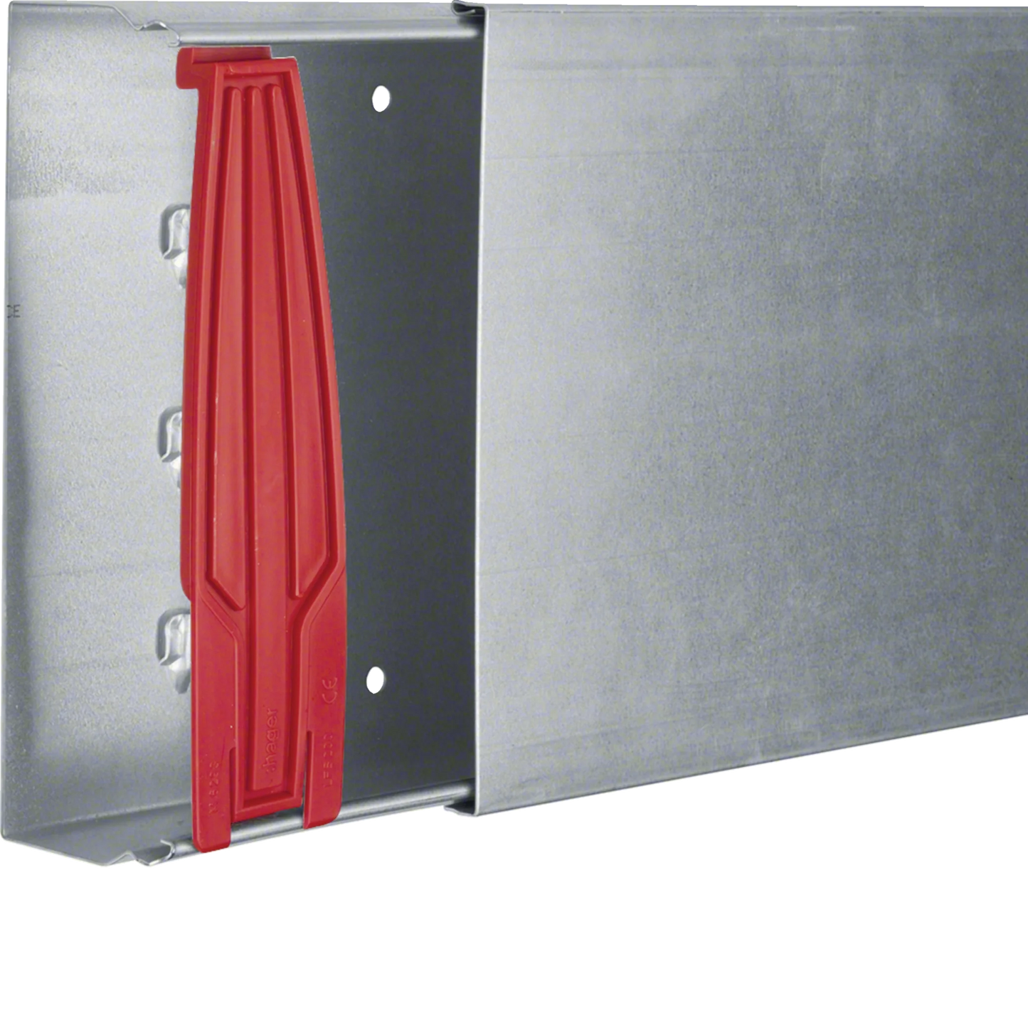 Leitungsführungskanal aus Stahlblech LFS 60x200mm verzinkt | Hager