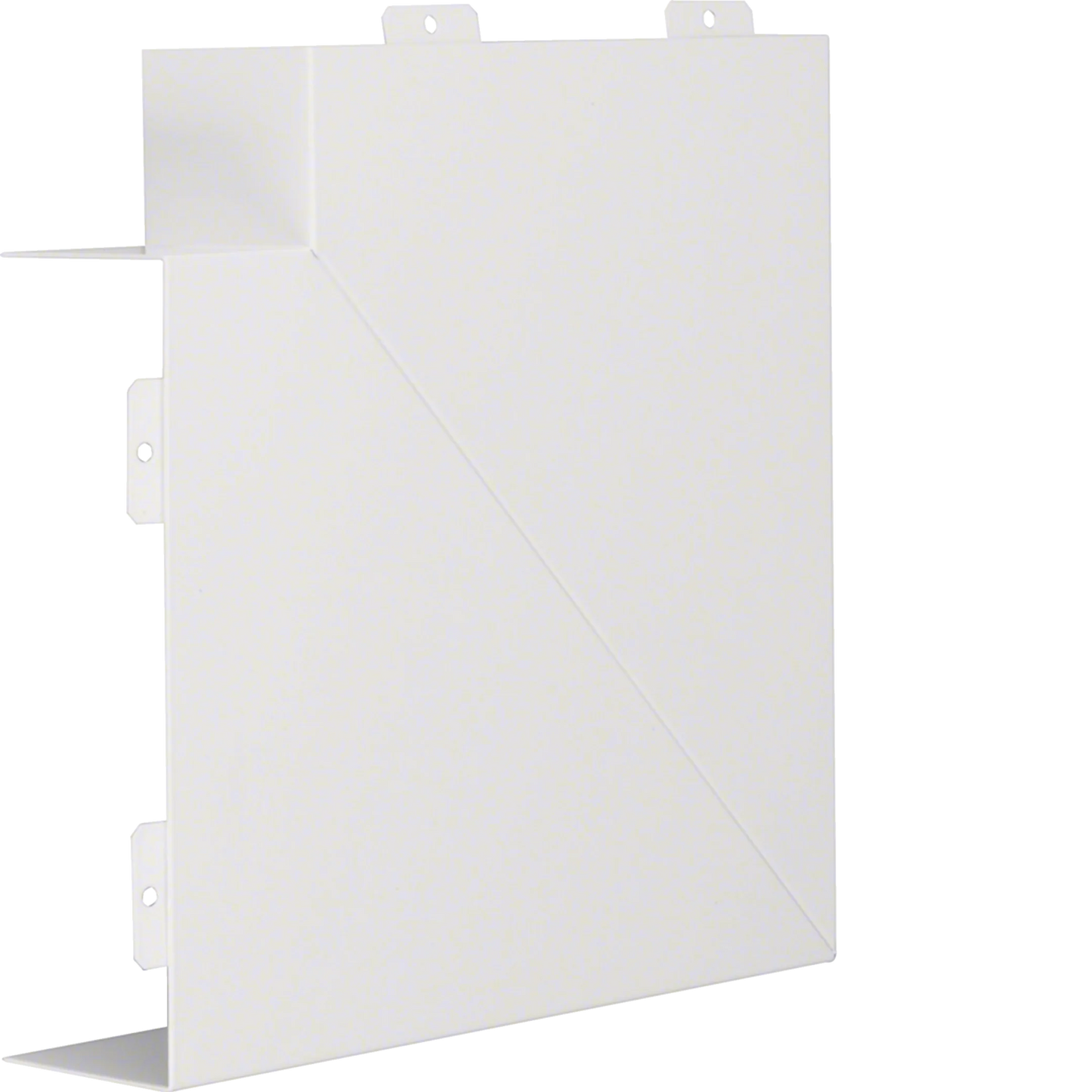 Flachwinkel schnittkaschierend aus Stahlblech zu LFS 60x200mm verkehrsweiß | Hager