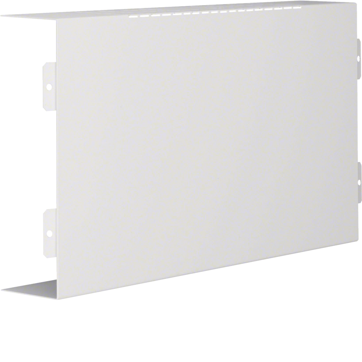 T-Stück schnittkaschierend aus Stahlblech zu LFS 60x200mm verkehrsweiß | Hager