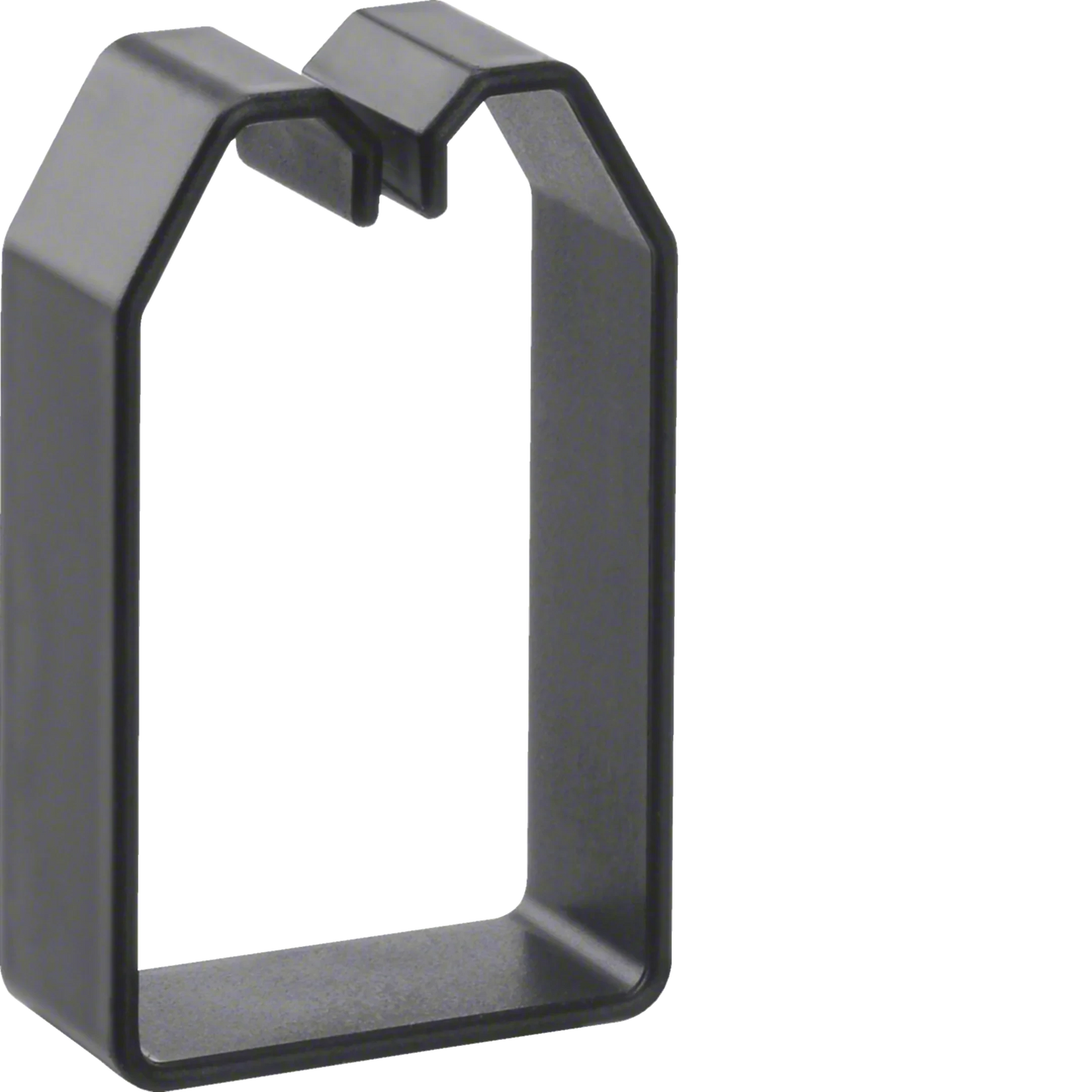 Klammer aus PVC zu Verdrahtungskanal LKG 75x50mm schwarz | Hager