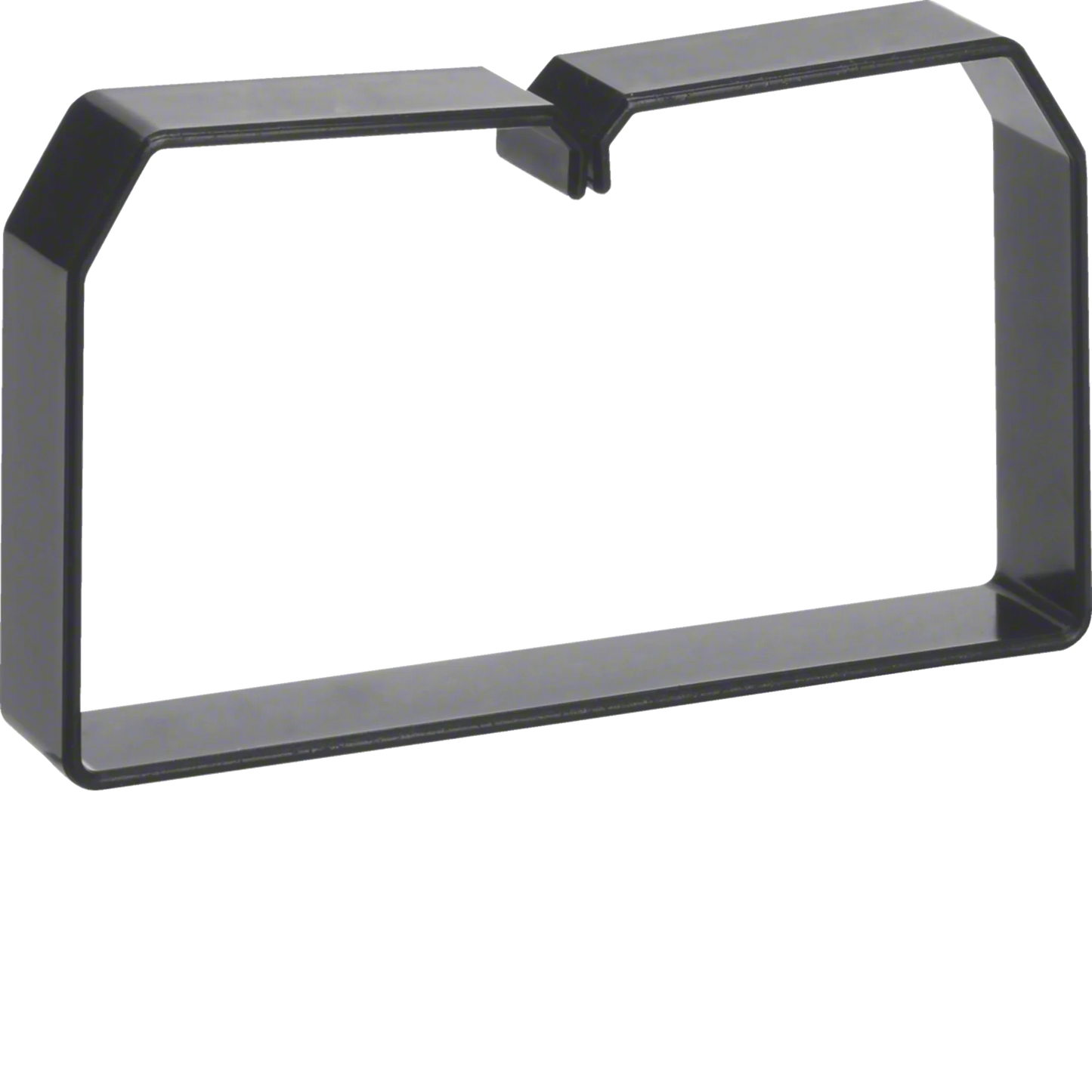 Klammer aus PVC zu Verdrahungskanal LKG 75x125mm schwarz | Hager
