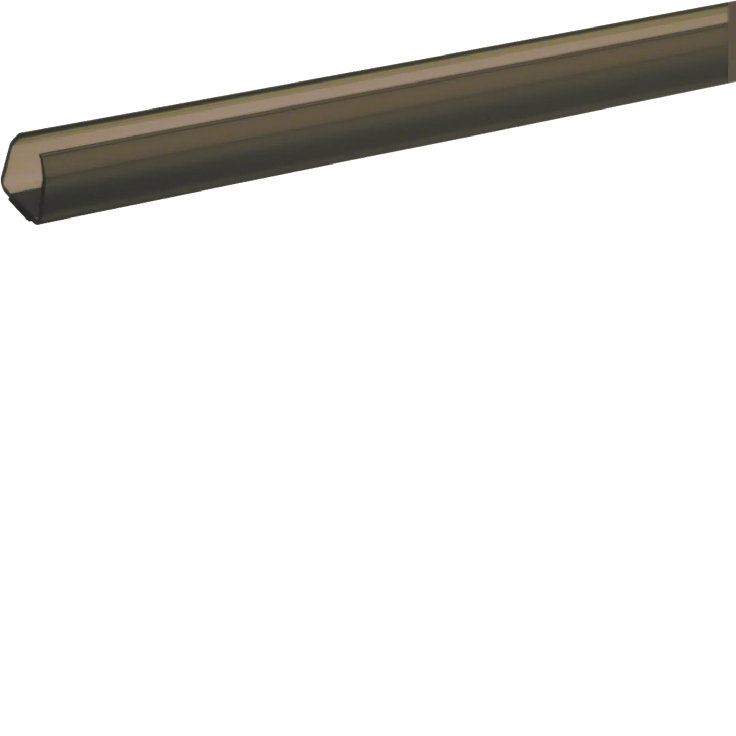 Leitungsführungskanal aus PVC Mini-Snap für Leitungen 7,5-10mm braun | Hager