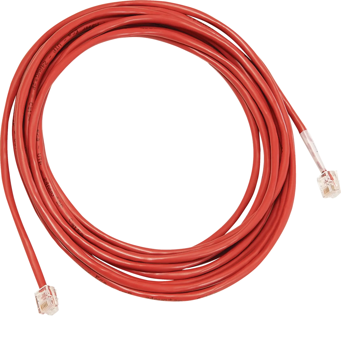 Patch-Leitung mit 2xRJ12 Stecker für LMN-Modul, Farbe rot, Länge 5 m | Hager