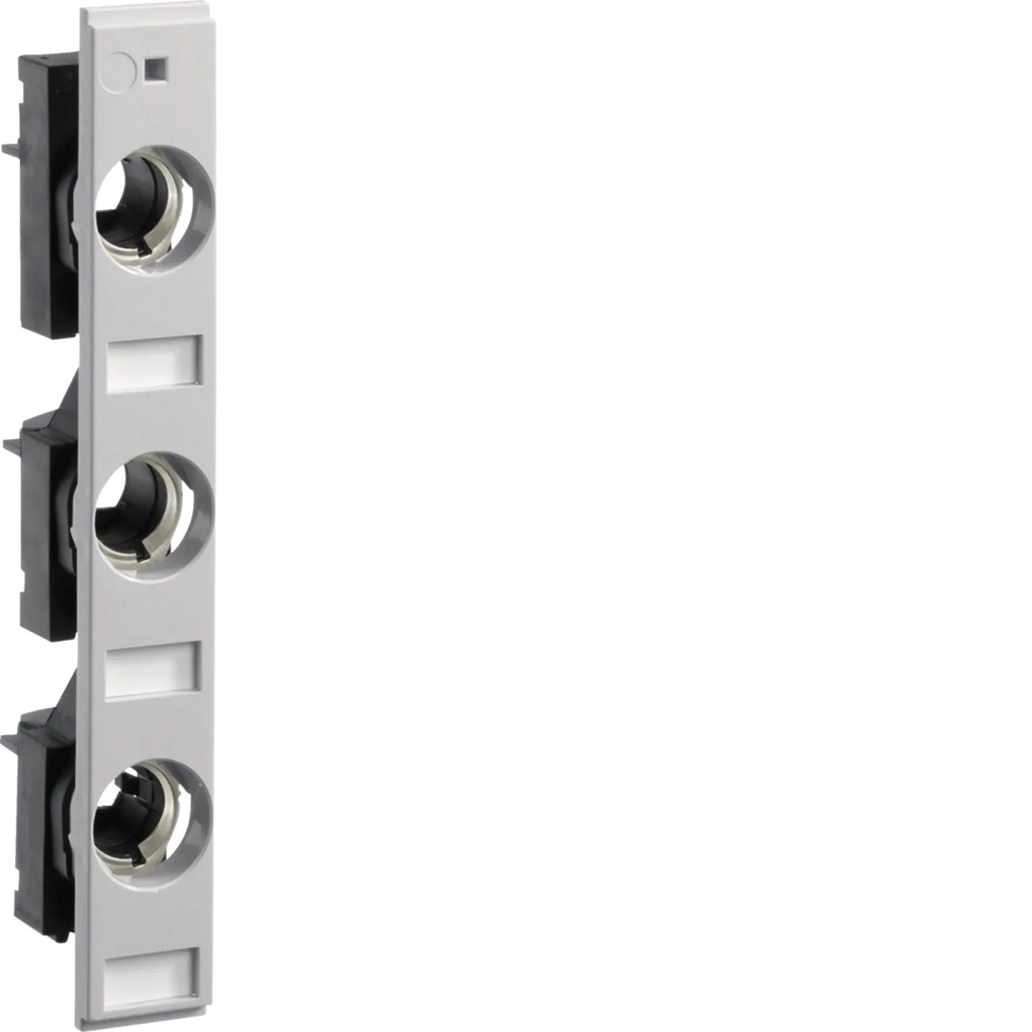 Reitersicherungsunterteil D02 E18 63A 3polig 60mm Sammelschiene Anschlussklemme | Hager