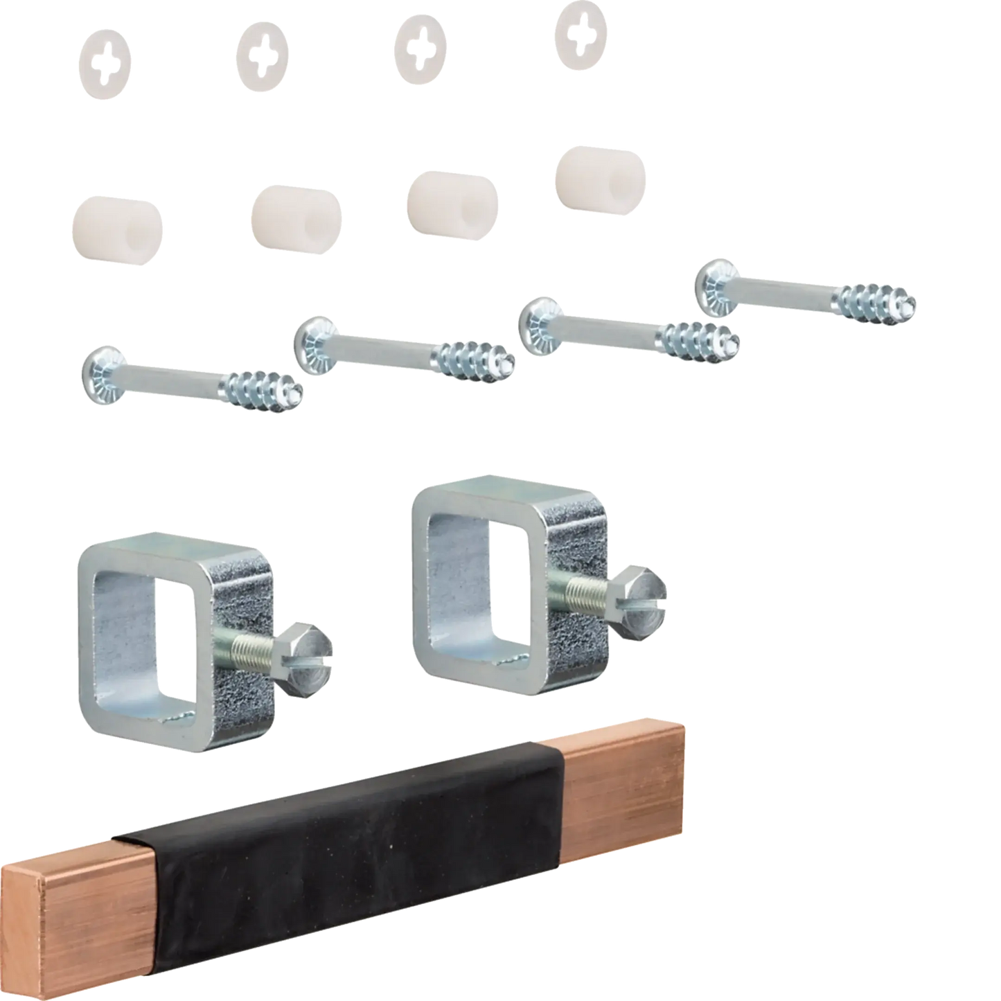 S-Schienenverbinder, 60mm, univ.N, 20x5/10mm, 1-polig, für FP/ZB/FT/FA-Schränke | Hager