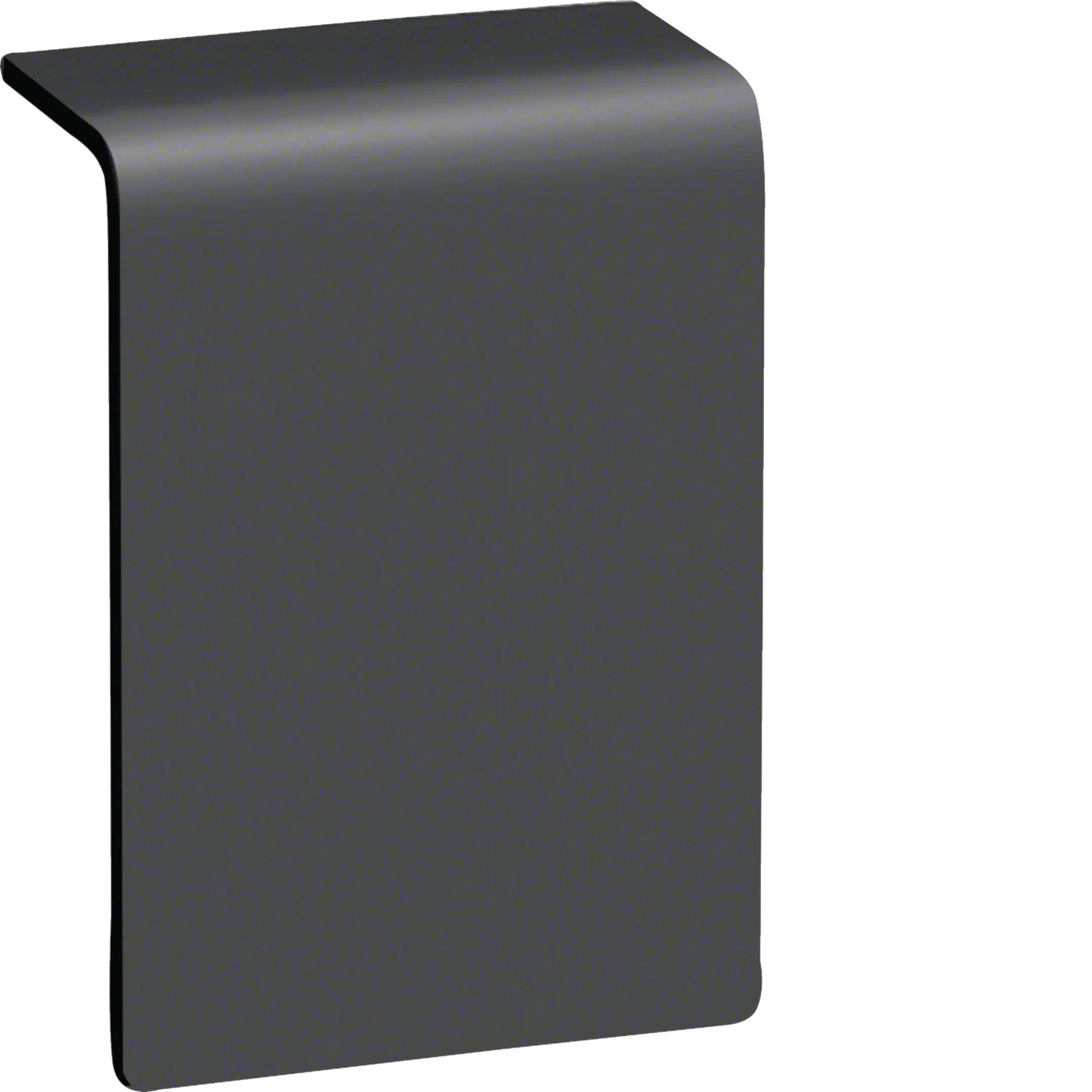 Schnittkaschierung halogenfrei zu Sockelleistenkanal SL 20x55mm graphitschwarz | Hager