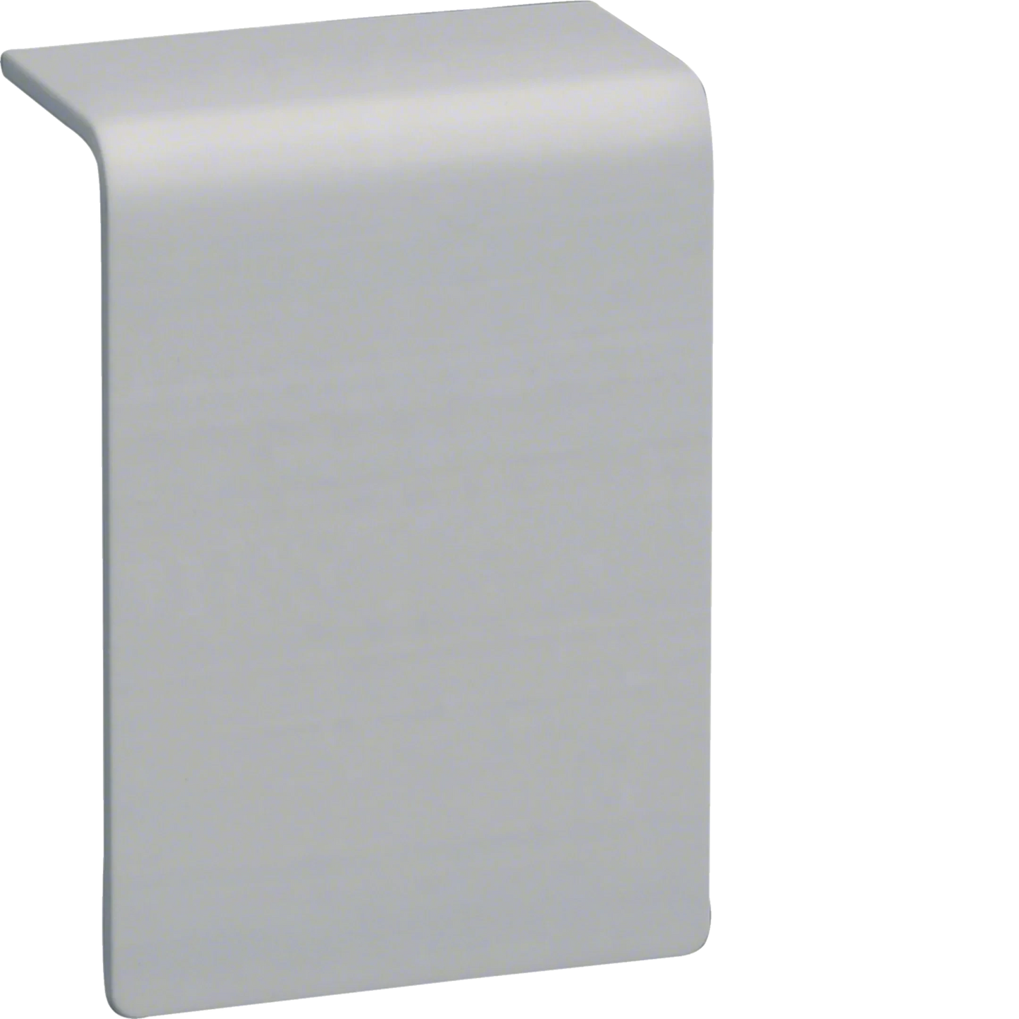 Schnittkaschierung halogenfrei zu Sockelleistenkanal SL 20x55mm Dekor Aluminium | Hager