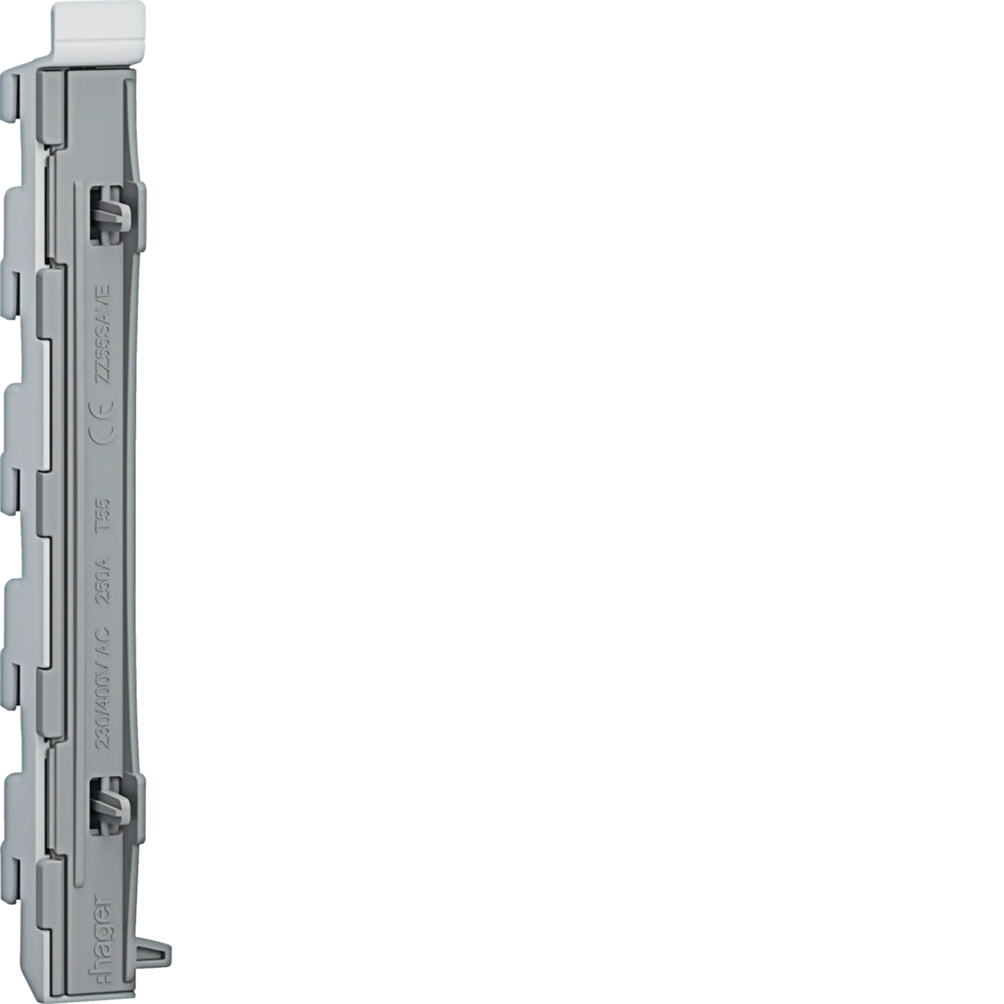 Sammelschienenverbinder Feld/Feld 5polig CU12x5mm 250A isoliert wartungsfrei | Hager