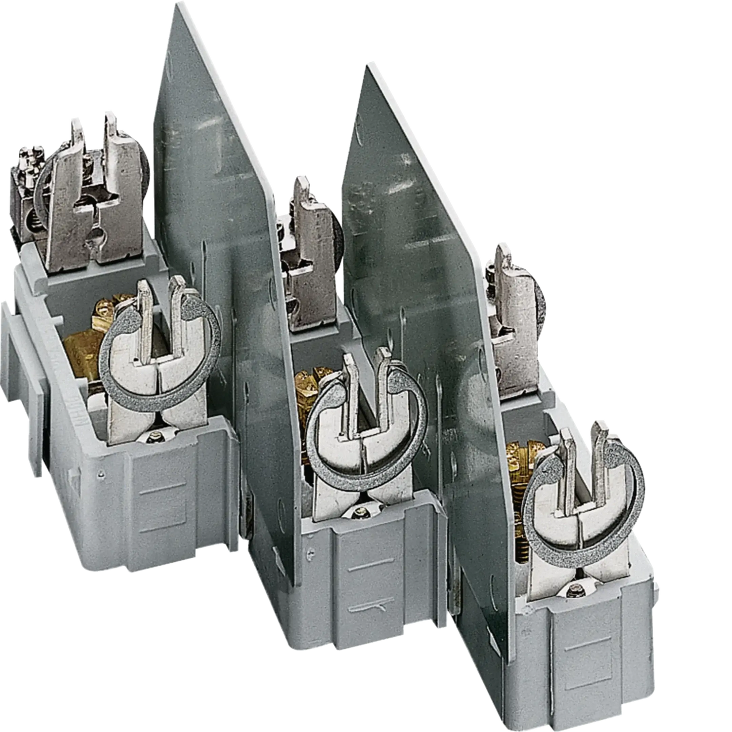 Sicherungsunterteil NH00 3x125A, 3fach Abgang je Pol, mit Buchsenklemme 3x16mm² | Hager