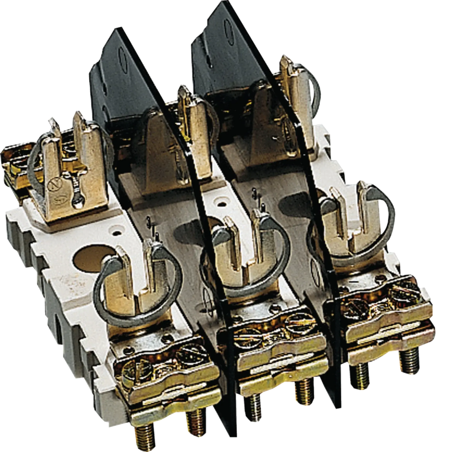 Sicherungsunterteil NH00 3x160A, mit Käfigklemme bis 70mm², für Montageplatte | Hager