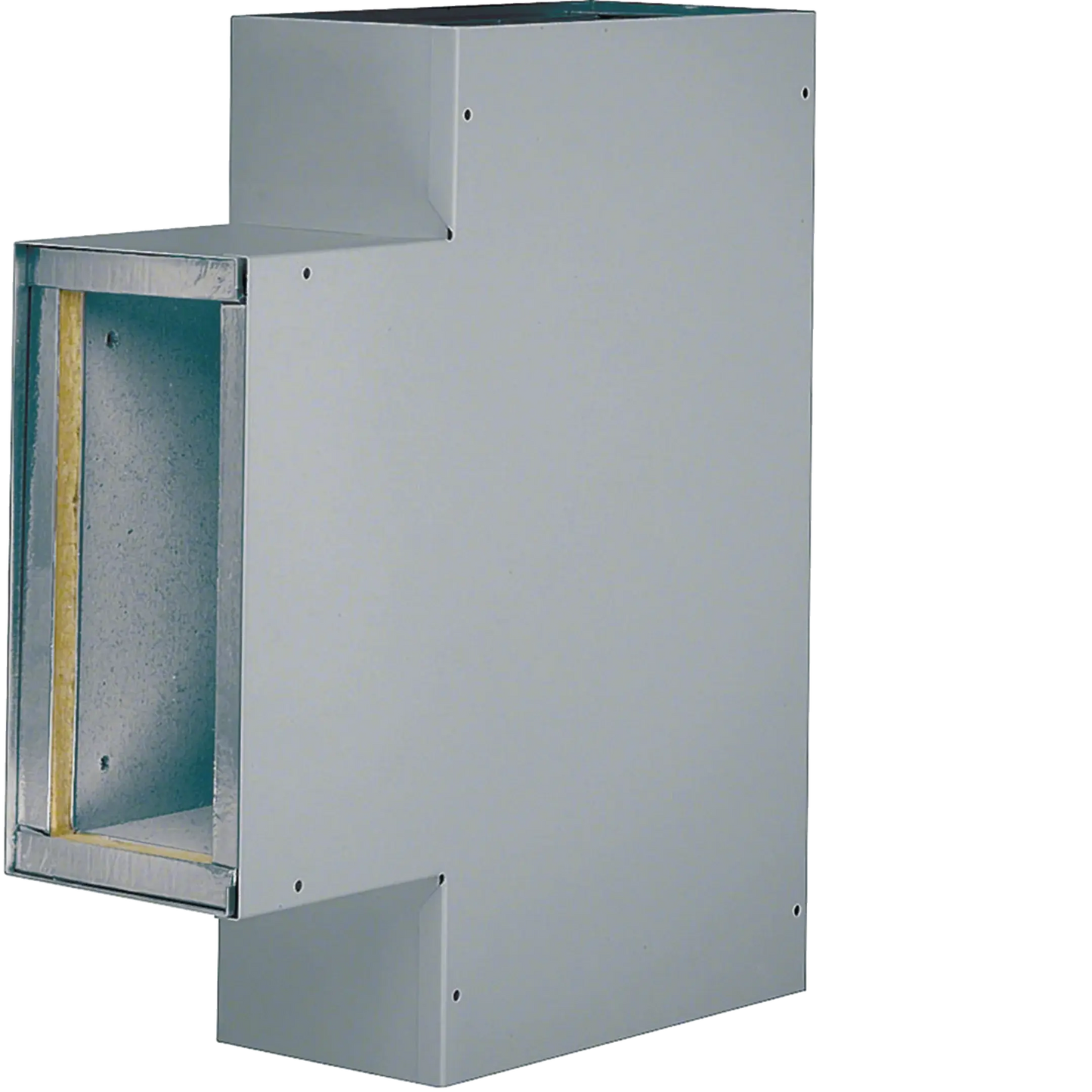 T-Stück zu Brandschutzkanal FWK 3E Funktionserhalt E30 100x260mm verzinkt | Hager