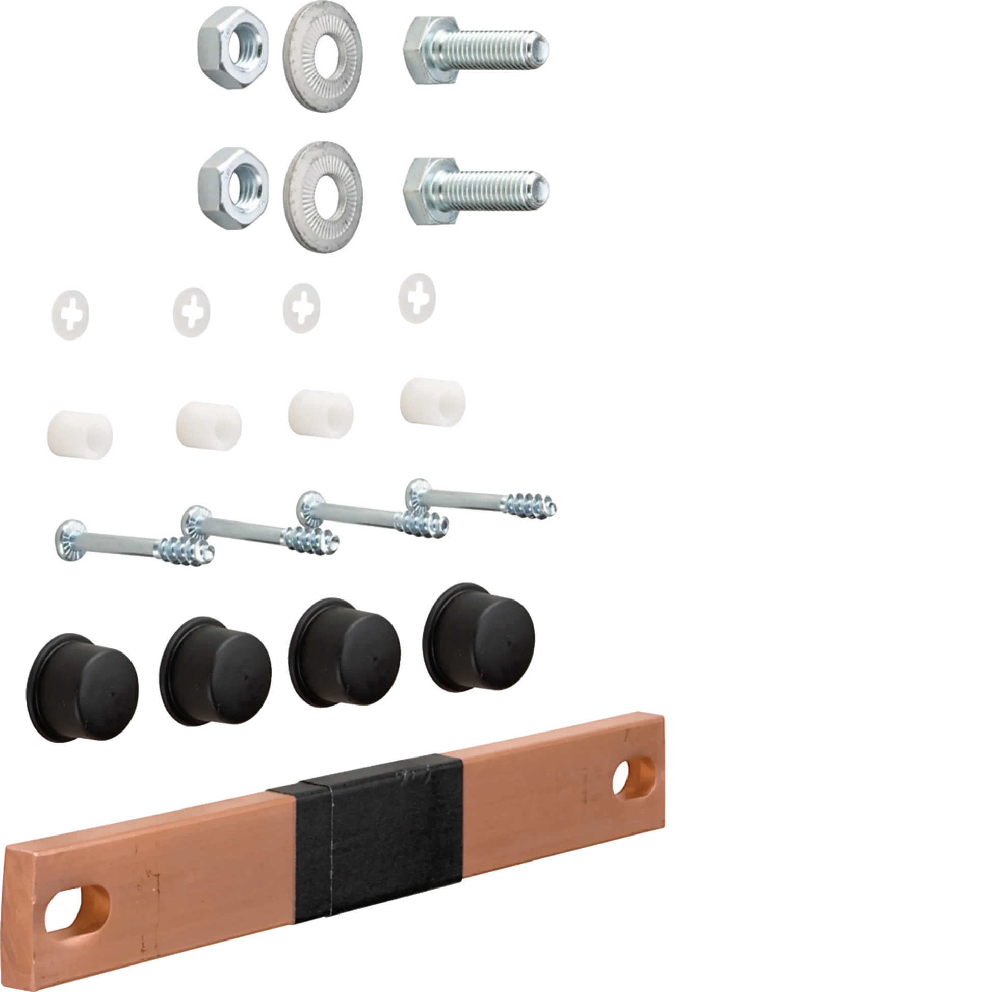 S-Schienenverbinder, 60mm universN 30x5/10 1-polig für Anreihstandschränke SK1+2 | Hager