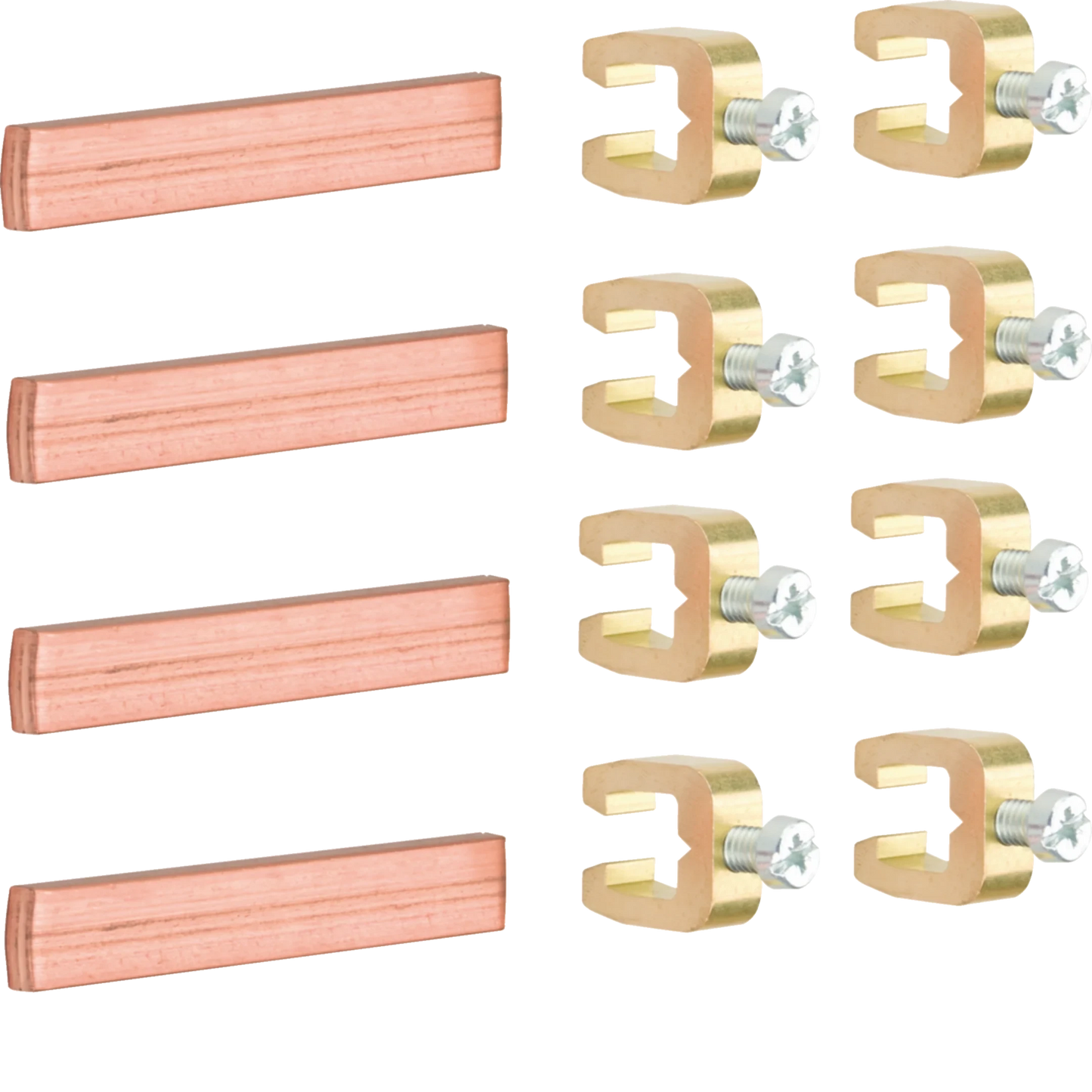 S-Schienenverbinder, 60mm, universN, 12x5mm, 4-polig, für FP/ZB/FT/FA-Schränke | Hager