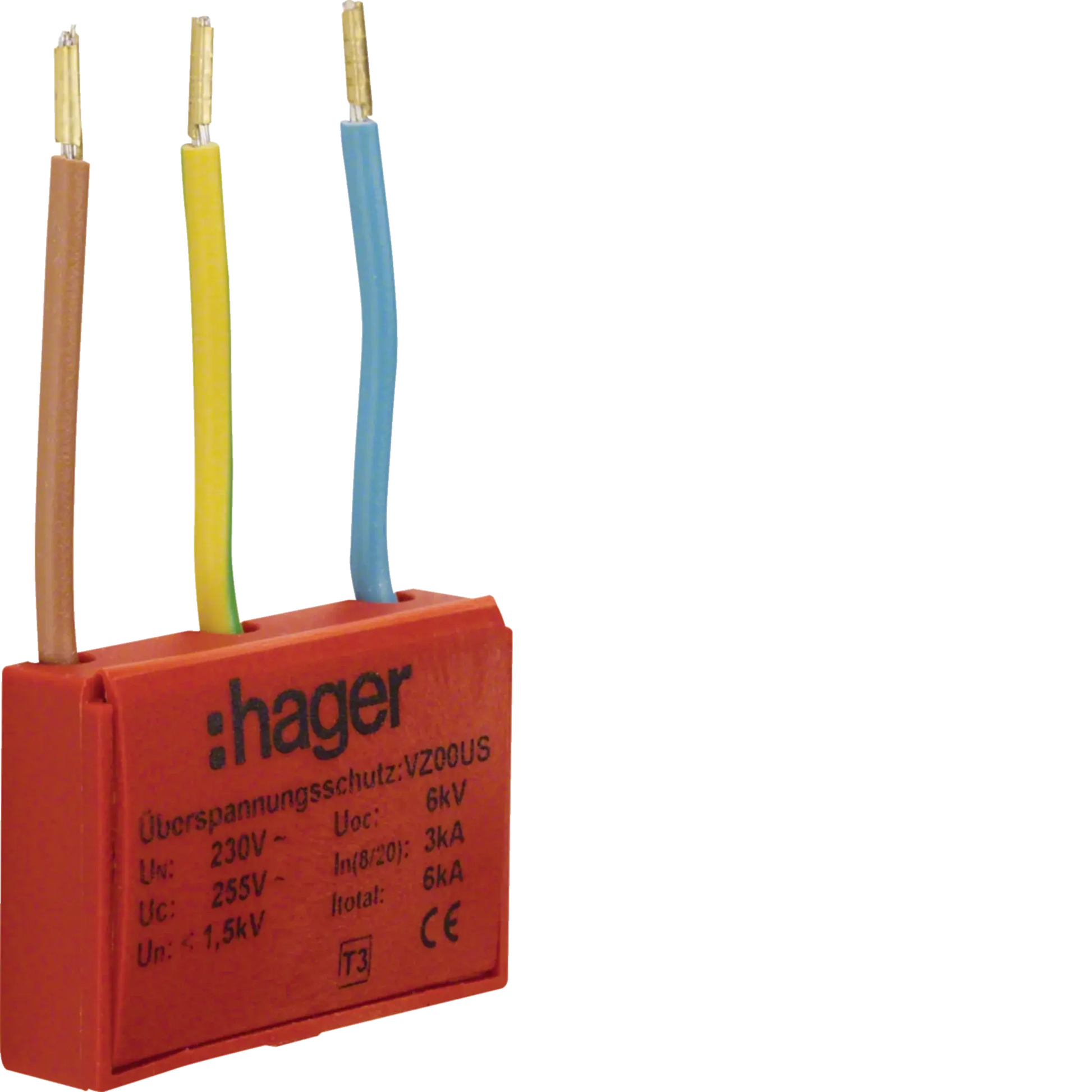 Überspannungsschutz-Modul, universal, Typ3, 1, 5KV, akustisches Signal | Hager