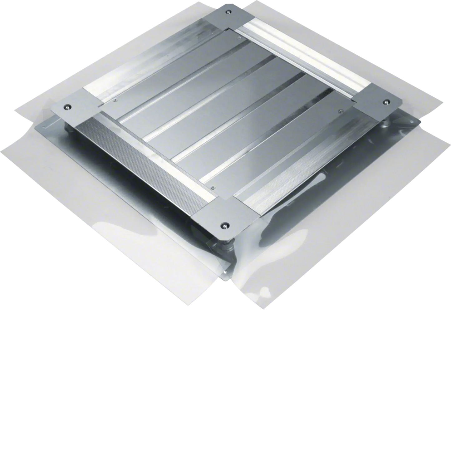Universal-Bodendose mit Bodenblech Größe 3 498x498x(50-80)mm | Hager