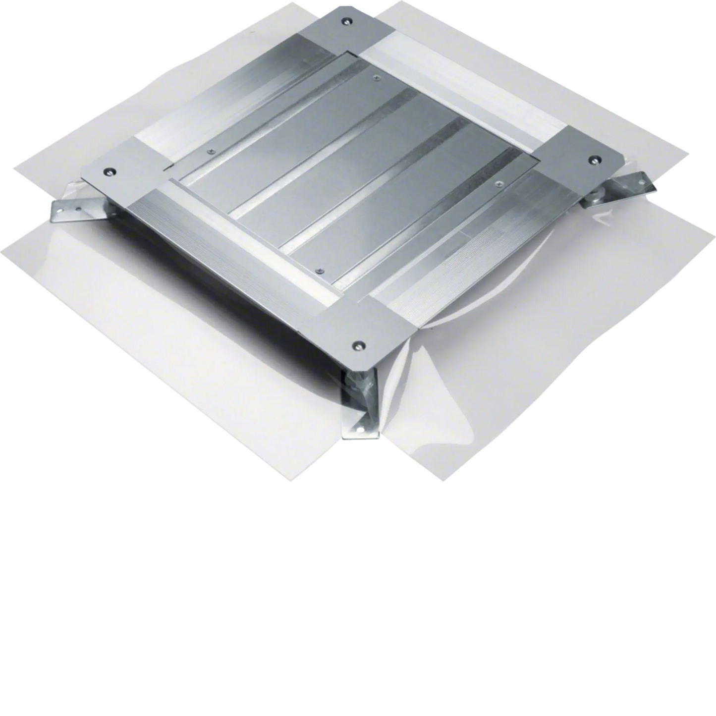 Universal-Bodendose mit Haltepratzen Größe 2 428x428x(50-80)mm | Hager