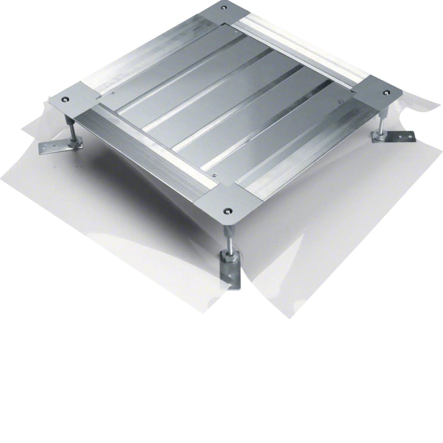 Universal-Bodendose mit Haltepratzen Größe 3 498x498x(120-170)mm | Hager