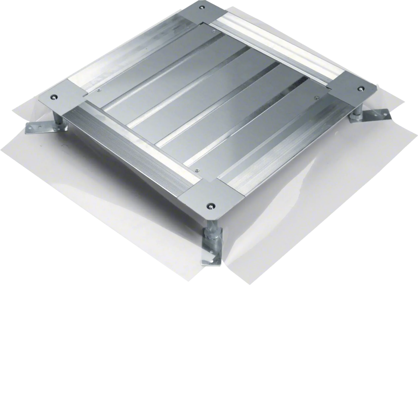 Universal-Bodendose mit Haltepratzen Größe 3 498x498x(75-125)mm | Hager