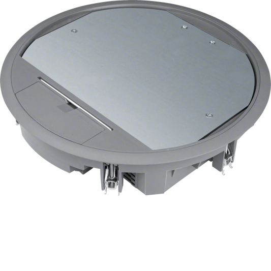 Versorgungseinheit R10 rund 275mm für 5mm Bodenbelag aus Polyamid eisengrau | Hager