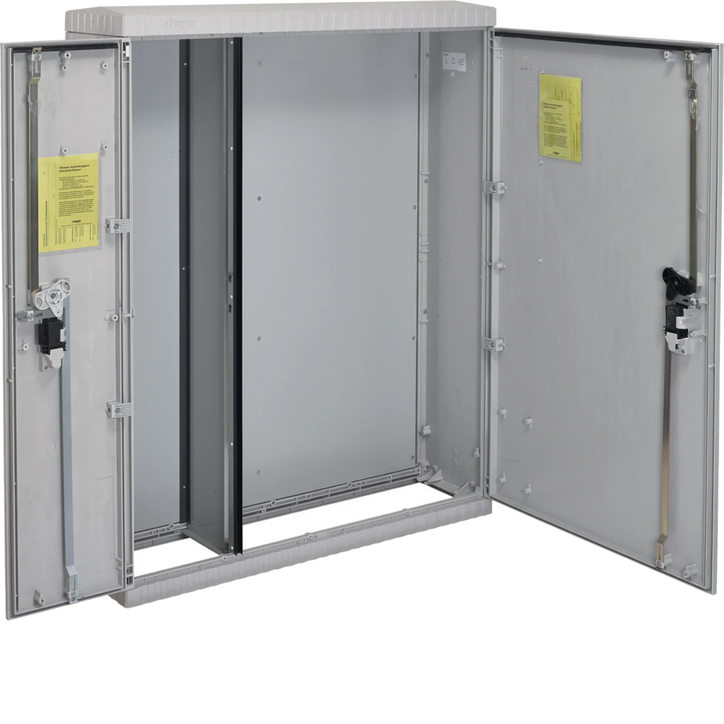 Kabelverteilerschrank Gr.2/1355, asym. Türen, mit MP, 1355x1110x315mm (HxBxT) | Hager