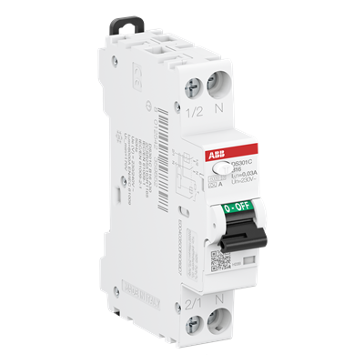 FI/LS-Schalter ABB DS301CB16A30 DS301CA-B16/0,03 6kA 1P+N 2CSR255163R1165 | ABB