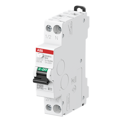 FI/LS-Schalter ABB DS301CB16A30 DS301CA-B16/0,03 6kA 1P+N 2CSR255163R1165 | ABB