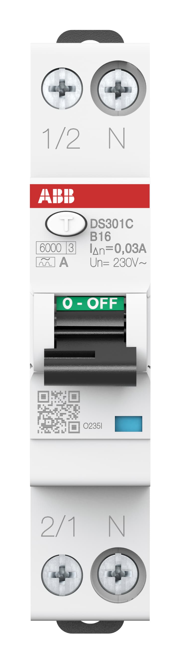 FI/LS-Schalter ABB DS301CB16A30 DS301CA-B16/0,03 6kA 1P+N 2CSR255163R1165 | ABB