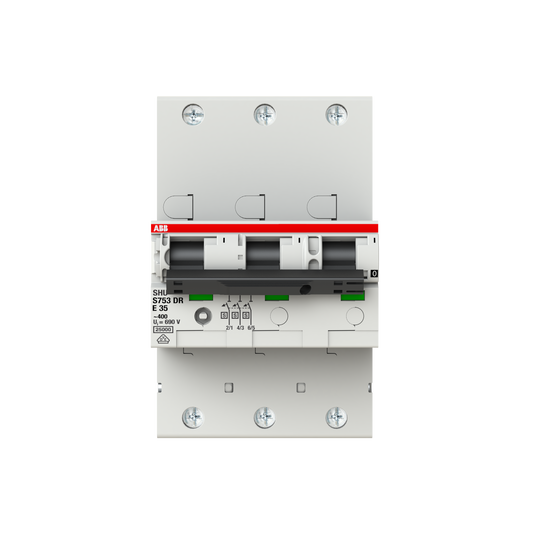 ABB Leitungsschutzschalter ABB SLS-Schalter S753DR-E35 35A 3polig 25kA - Ismailkar