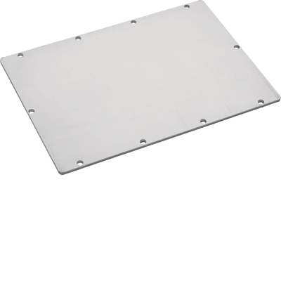 Aluflansch 5mm IP40 298x200 (BxT) | Hager