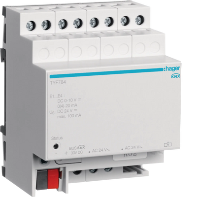 Analogeingang 4fach REG KNX | Hager