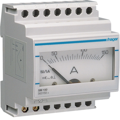 Analoges Amperemeter Wandlermessung 0-150 A | Hager