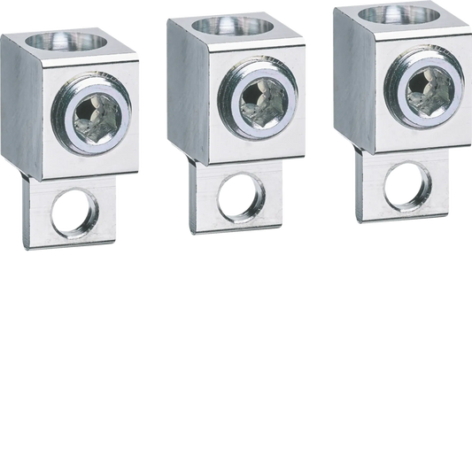 Anschlussklemmen P160 M8-Anschluss Cu/Al 3P 1x35-120mm² | Hager