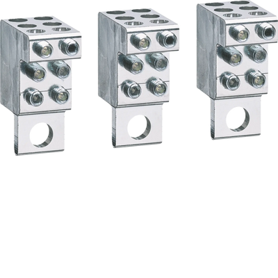 Anschlussklemmen P160 M8-Anschluss Cu/Al 3P 6x4-25mm² | Hager