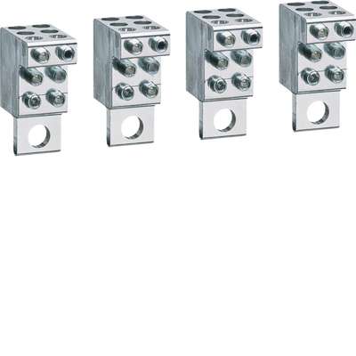 Anschlussklemmen P160 M8-Anschluss Cu/Al 4P 6x4-25mm² | Hager