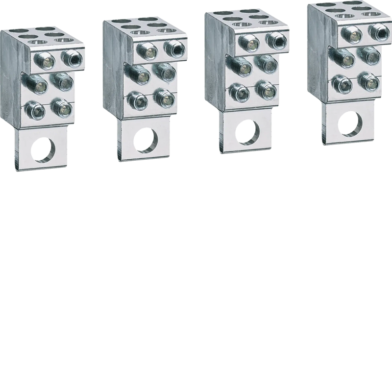 Anschlussklemmen P160 M8-Anschluss Cu/Al 4P 6x4-25mm² | Hager